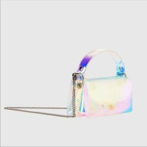 Zara holographic bag